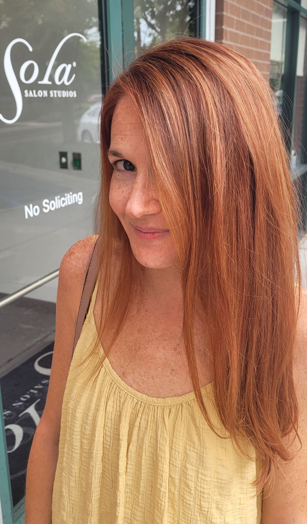 Coppery Organic Hair Color